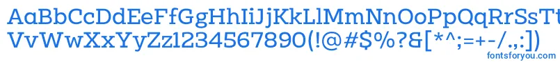Шрифт Clab Personal Use Regular – синие шрифты