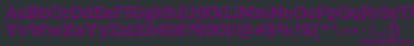 Clab Personal Use Regular Font – Purple Fonts on Black Background