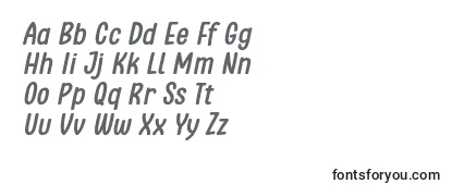 Clambake October Six Bold Italic Font by Situjuh 7NTypes -fontin tarkastelu