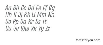 Revisão da fonte Clambake October Six Regular Italic Font by Situjuh 7NTypes