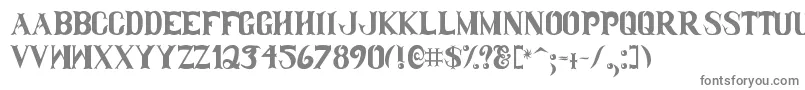 Шрифт clamdi~1 – серые шрифты на белом фоне