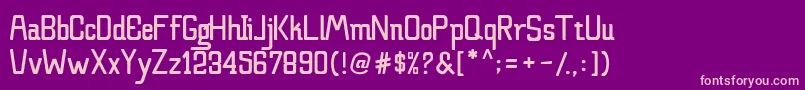 Claretta Font Family Font – Pink Fonts on Purple Background