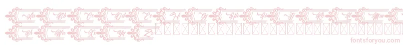 Clasicalderibbon Font – Pink Fonts on White Background