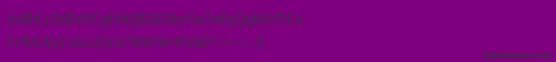 En savoir plus sur la police CLASSIC Police CLASSIC – polices noires sur fond violet