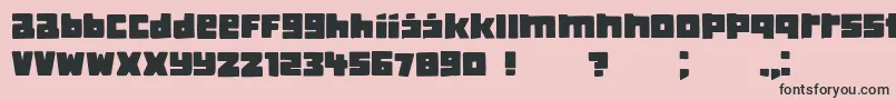 ClassicaBook Font – Black Fonts on Pink Background
