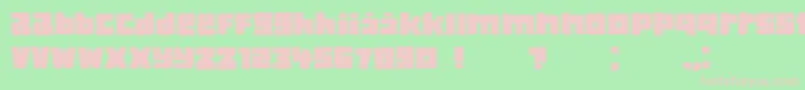 ClassicaBook Font – Pink Fonts on Green Background