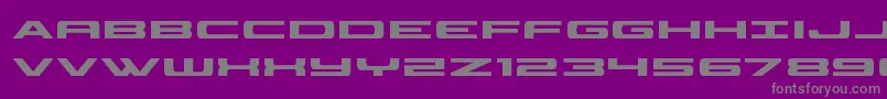 classiccobra Font – Gray Fonts on Purple Background