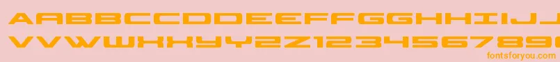 classiccobra Font – Orange Fonts on Pink Background