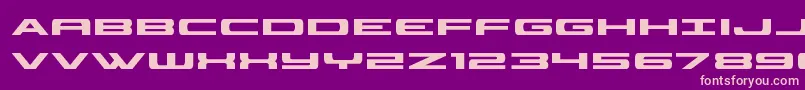 classiccobra Font – Pink Fonts on Purple Background