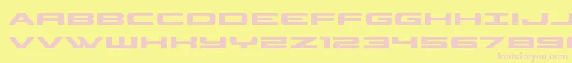 classiccobra Font – Pink Fonts on Yellow Background