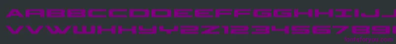 classiccobra Font – Purple Fonts on Black Background
