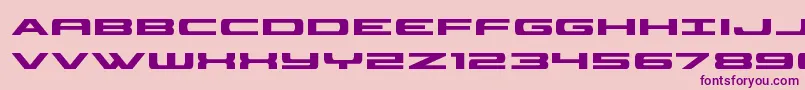classiccobra Font – Purple Fonts on Pink Background