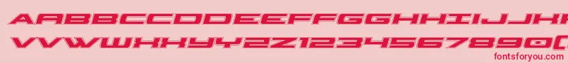 classiccobraacadital Font – Red Fonts on Pink Background