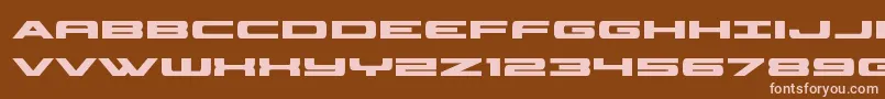 Шрифт classiccobrabold – розовые шрифты на коричневом фоне