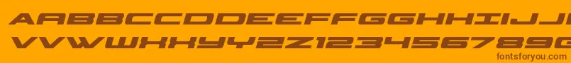 En savoir plus sur la police classiccobraboldital Police classiccobraboldital – polices brunes sur fond orange