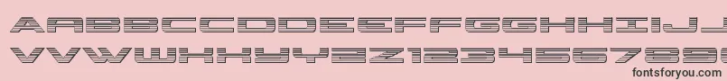 classiccobrachrome Font – Black Fonts on Pink Background