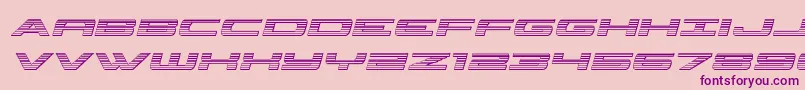 classiccobrachromeital Font – Purple Fonts on Pink Background