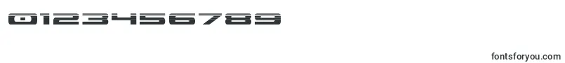 classiccobrahalf-Schriftart – Schriften für Zahlen und Nummern