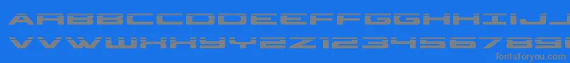 Шрифт classiccobrahalf – серые шрифты на синем фоне