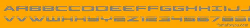 fuente classiccobrahalf – Fuentes Grises Sobre Fondo Naranja
