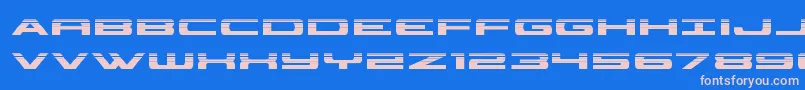 Шрифт classiccobrahalf – розовые шрифты на синем фоне