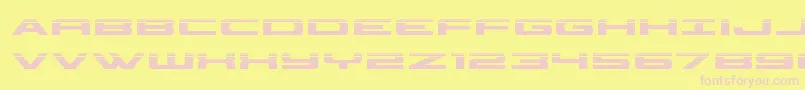 Шрифт classiccobrahalf – розовые шрифты на жёлтом фоне
