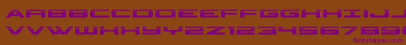 Шрифт classiccobrahalf – фиолетовые шрифты на коричневом фоне