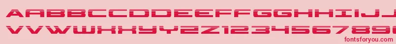 classiccobrahalf Font – Red Fonts on Pink Background