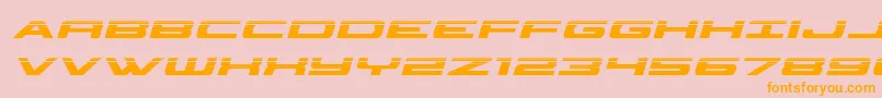 classiccobrahalfital Font – Orange Fonts on Pink Background