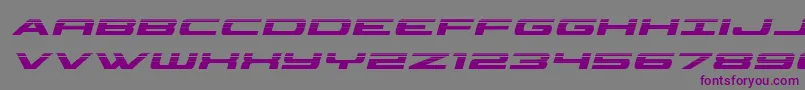classiccobrahalfital Font – Purple Fonts on Gray Background