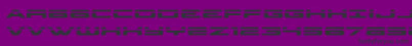 classiccobralaser Font – Black Fonts on Purple Background