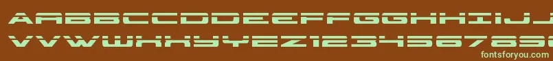 More about classiccobralaser Font classiccobralaser Font – Green Fonts on Brown Background