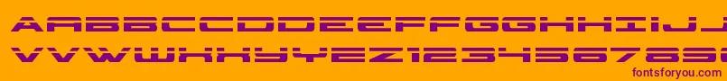 More about classiccobralaser Font classiccobralaser Font – Purple Fonts on Orange Background