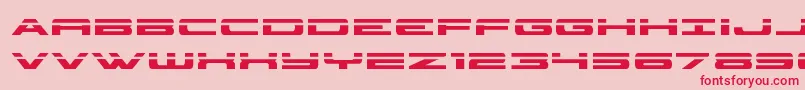 classiccobralaser Font – Red Fonts on Pink Background