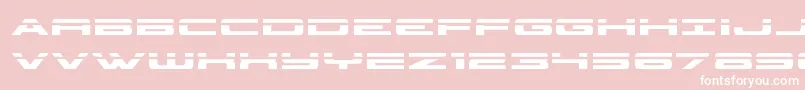 classiccobralaser Font – White Fonts on Pink Background