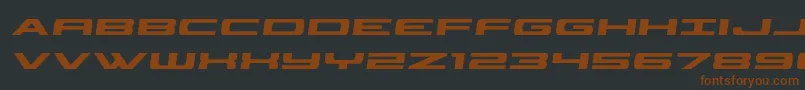 classiccobrasemital Font – Brown Fonts on Black Background