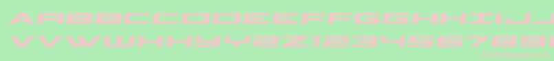 classiccobrasemital Font – Pink Fonts on Green Background