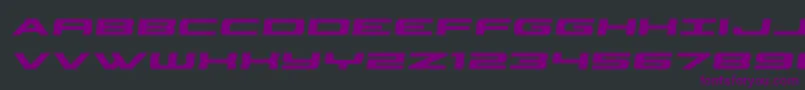 classiccobrasemital Font – Purple Fonts on Black Background