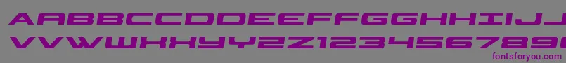 classiccobrasemital-Schriftart – Violette Schriften auf grauem Hintergrund