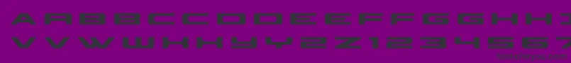 classiccobratitle-fontti – mustat fontit violetilla taustalla