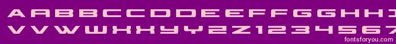 classiccobratitle Font – Pink Fonts on Purple Background