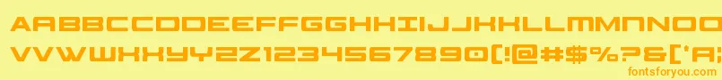 fuente classiccobraxtracond – Fuentes Naranjas Sobre Fondo Amarillo