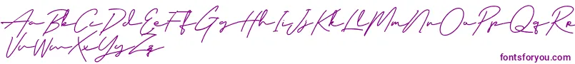 ClassyBeautiful Font – Purple Fonts