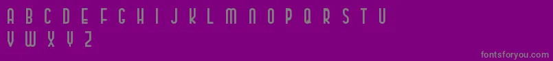 Fonte ClassyBeautiful2 – fontes cinzas em um fundo violeta
