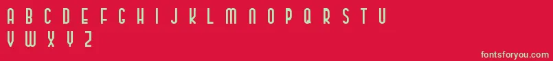 ClassyBeautiful2 Font – Green Fonts on Red Background