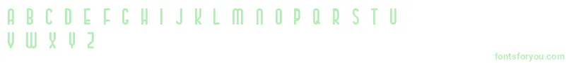 Czcionka ClassyBeautiful2 – zielone czcionki