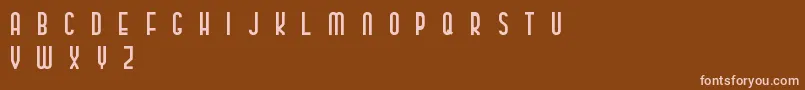 ClassyBeautiful2 Font – Pink Fonts on Brown Background
