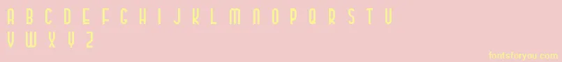 ClassyBeautiful2 Font – Yellow Fonts on Pink Background