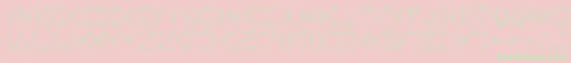claw1 Font – Green Fonts on Pink Background