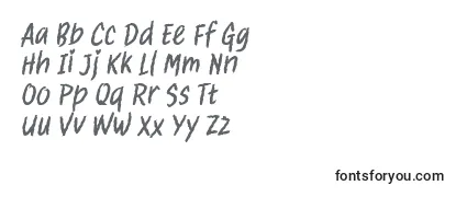 Überblick über die Schriftart Clawster Font by 7NTypes